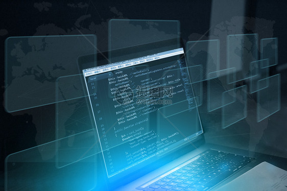 電腦編程科技背景